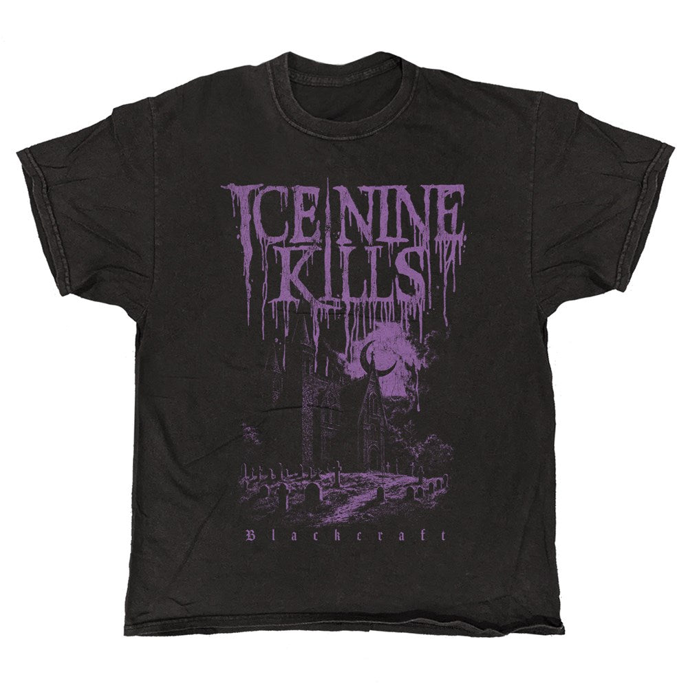 Blackcraft x Ice Nine Kills Purple Church T-Shirt – Black Vintage