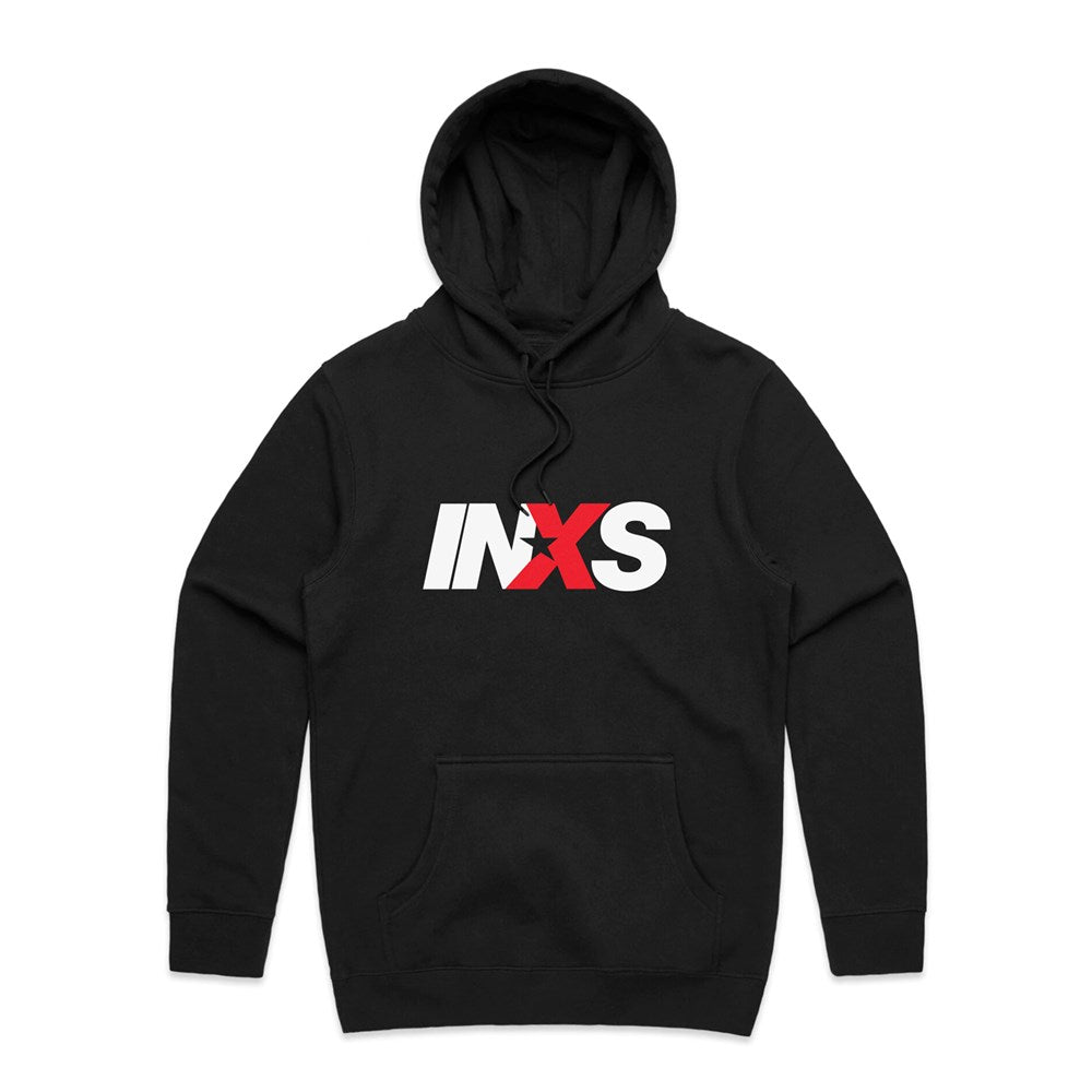 INXS Logo Hoodie – Black