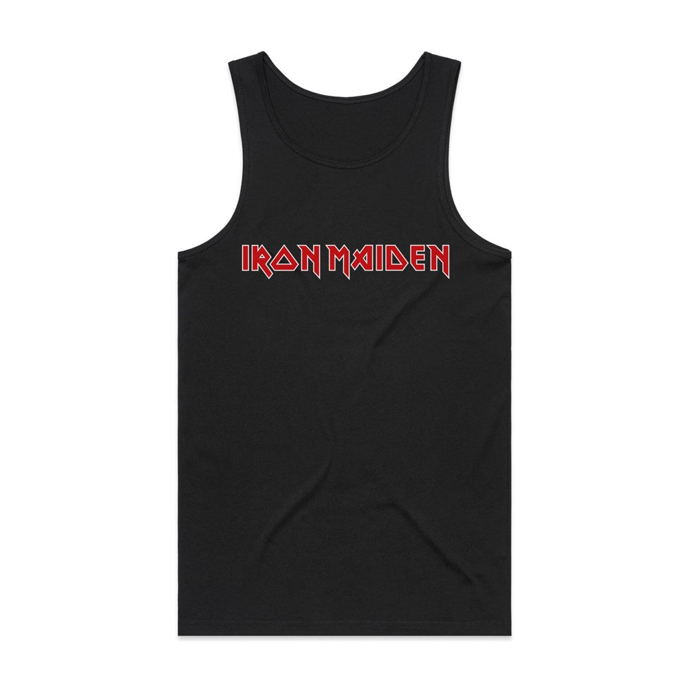 Iron Maiden Classic Logo Tank Top – Black