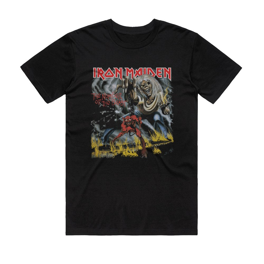 Iron Maiden Number of the Beast T-Shirt – Black