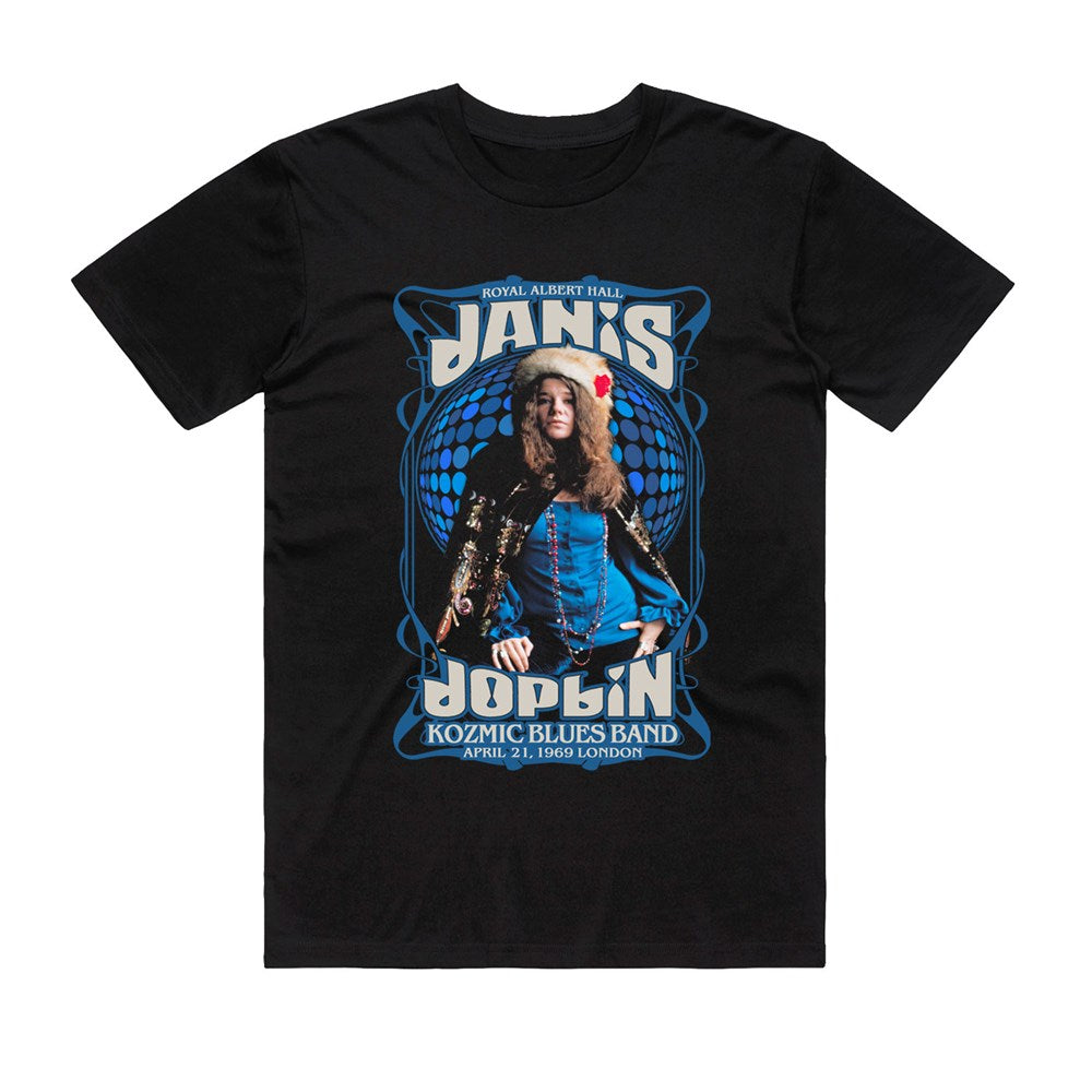 Janis Joplin Royal Albert Hall T-Shirt – Black