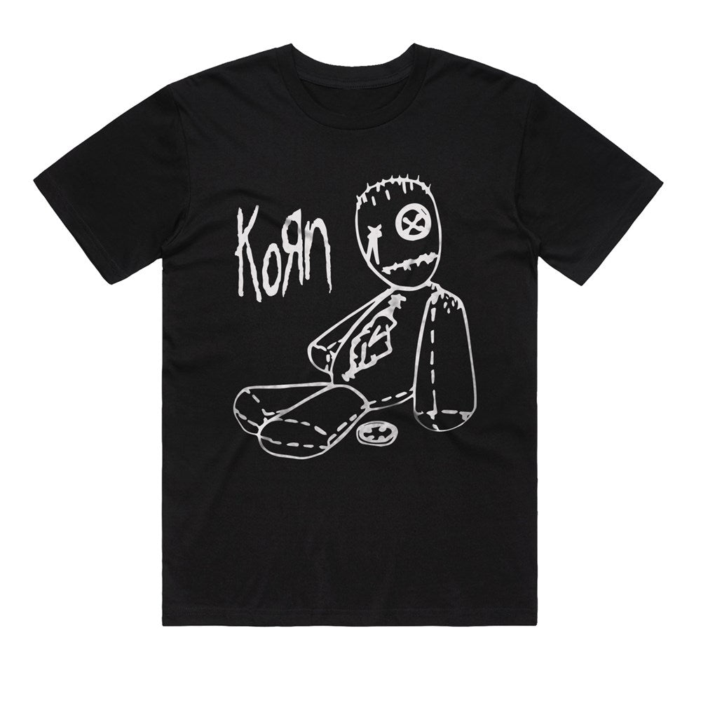 Korn Issues Sketch T-Shirt – Black