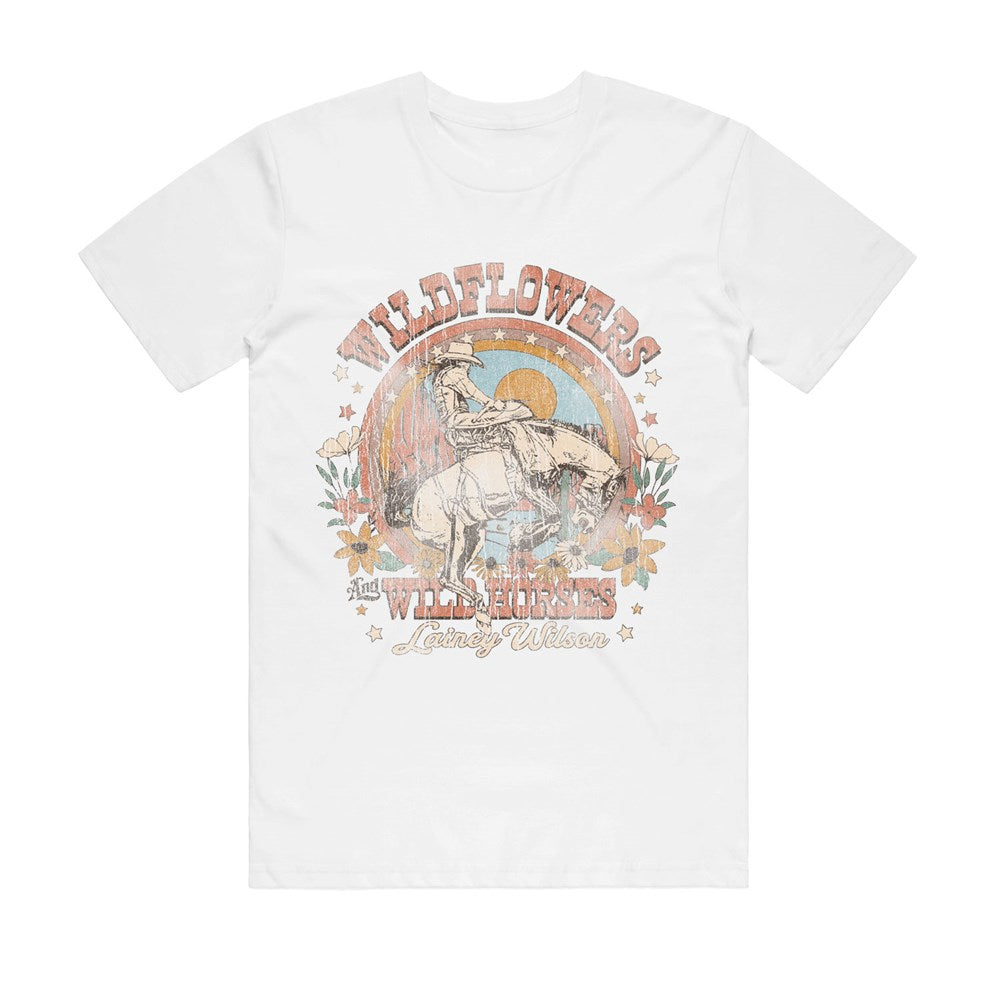 Lainey Wilson - Wild Horses - White T-shirt