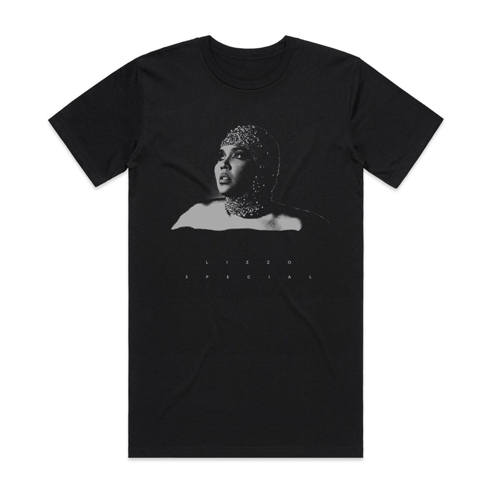 Lizzo Special Portrait Tall T-Shirt – Black