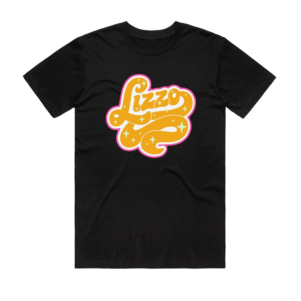 Lizzo Swirl Logo T-Shirt – Black