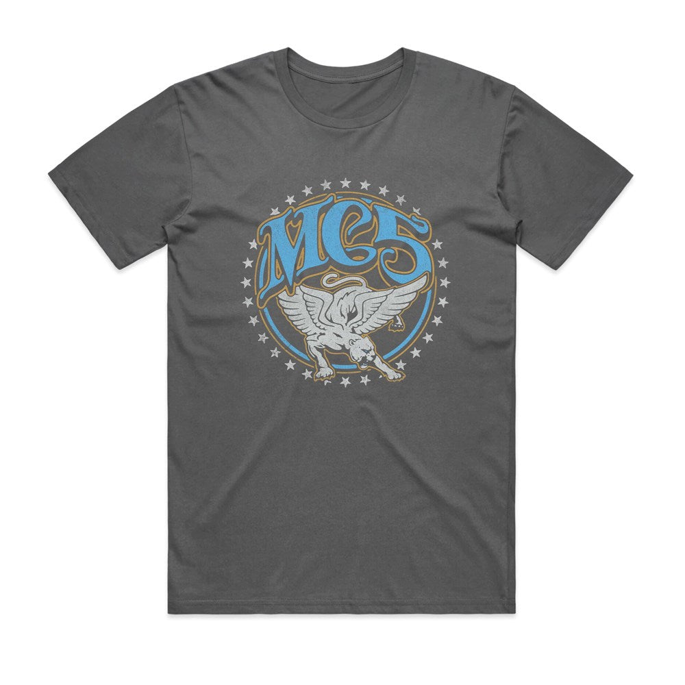 MC5 Starred Badge Panther T-Shirt – Charcoal
