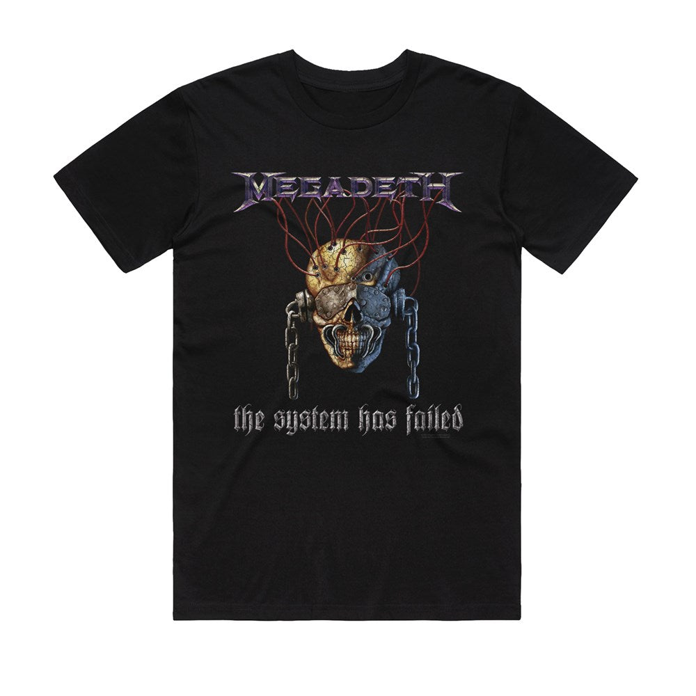 Megadeth System Failed T-Shirt – Black