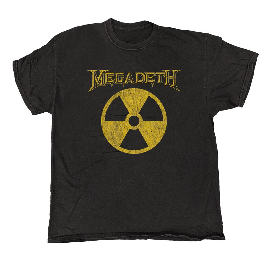 Megadeth Radioactive Graphic T-Shirt – Black Vintage
