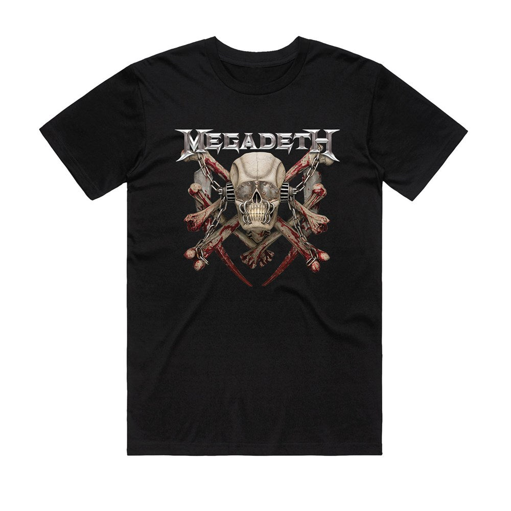 Megadeth Skull & Bones T-Shirt – Black