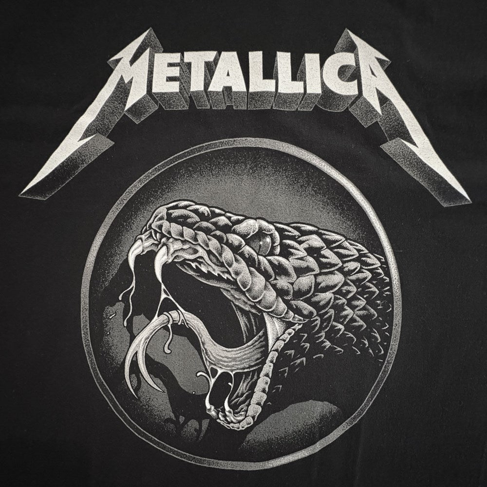 Metallica - Black Album Snake - Black T-shirt
