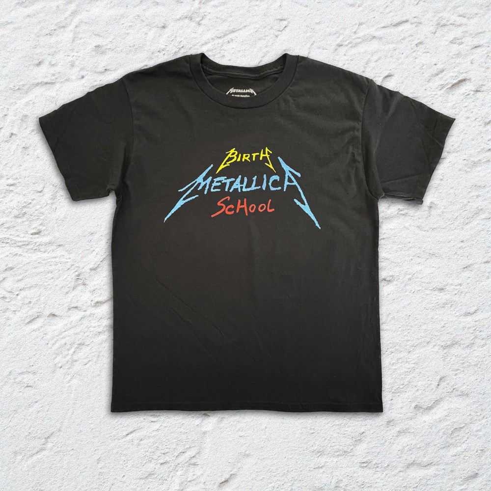 Metallica Birth School Kids T-Shirt – Black