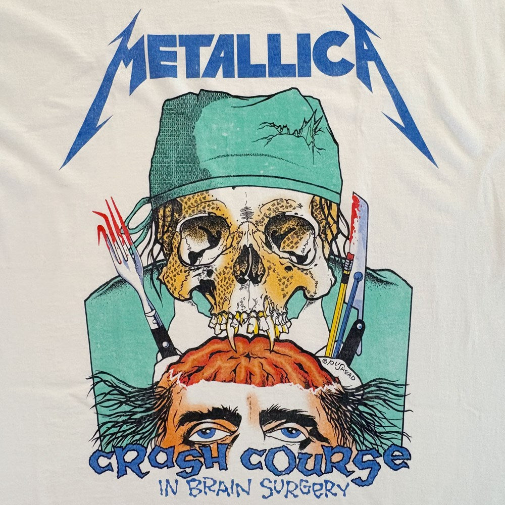 Metallica Crash Course T-Shirt – White Vintage