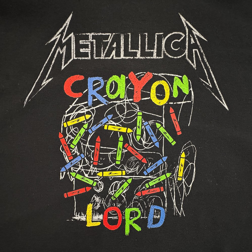 Metallica Crayon Lord Kids T-Shirt – Black