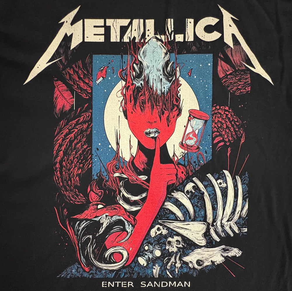 Metallica Enter Sandman T-Shirt – Black