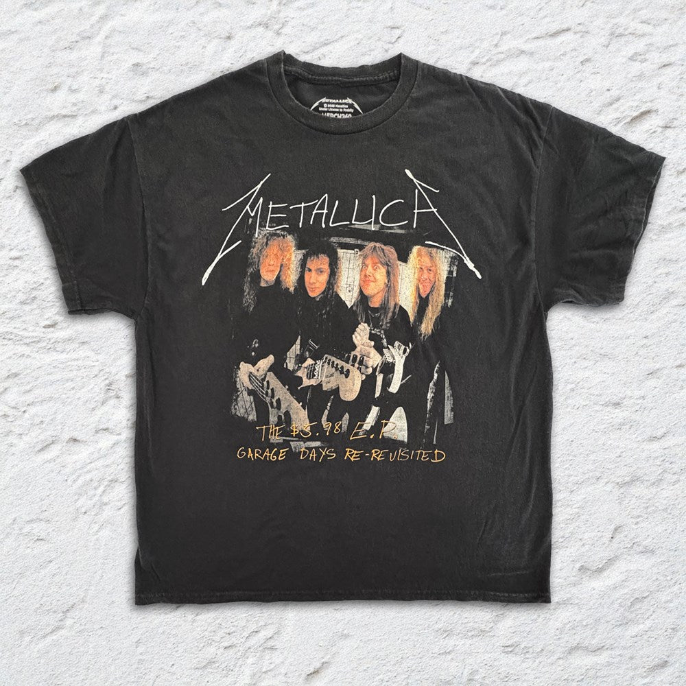 Metallica Garage Days Re-Re-Visit T-Shirt – Black Vintage