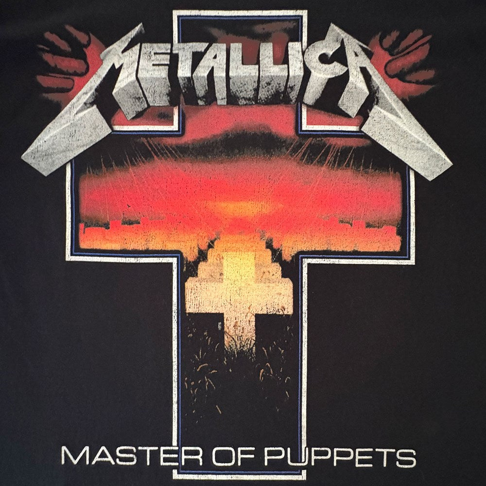 Metallica Master of Puppets Cross T-Shirt – Black