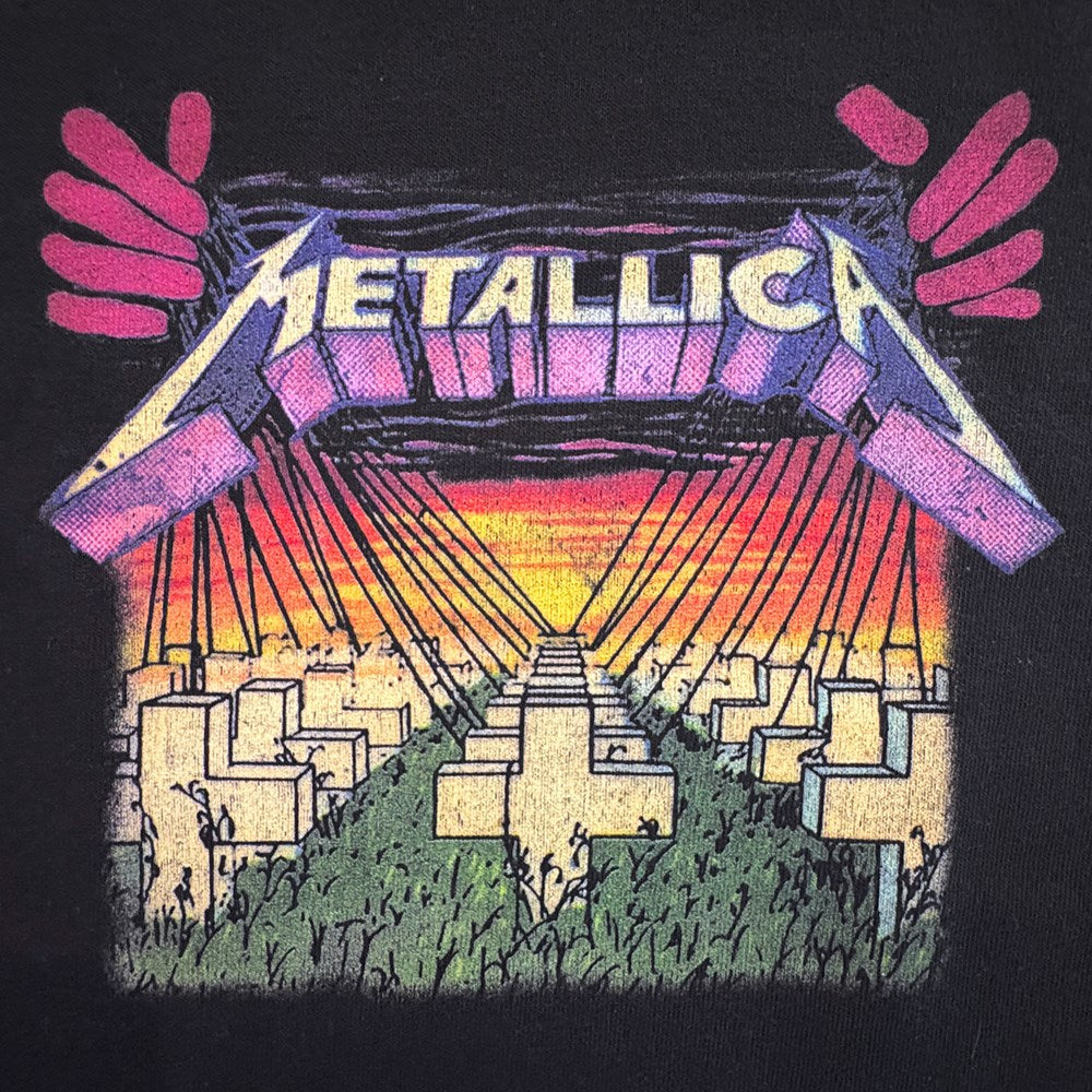 Metallica Master of Puppets Cartoon Kids T-Shirt – Black