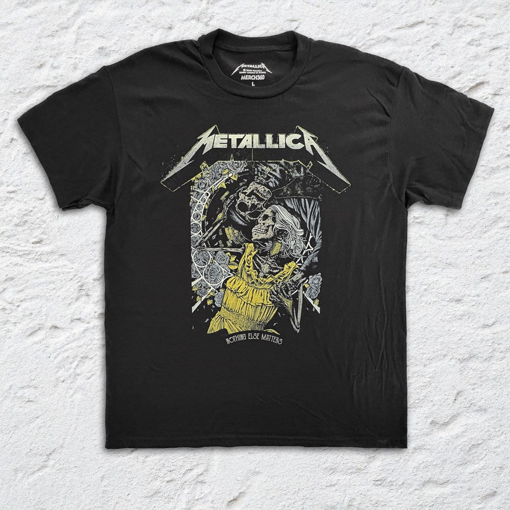 Metallica Nothing Else Matters T-Shirt – Black