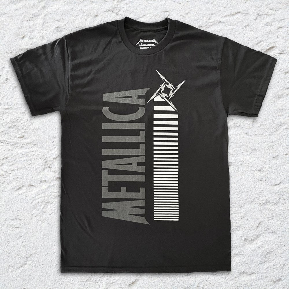 Metallica - Ninja Stripes - Black T-shirt