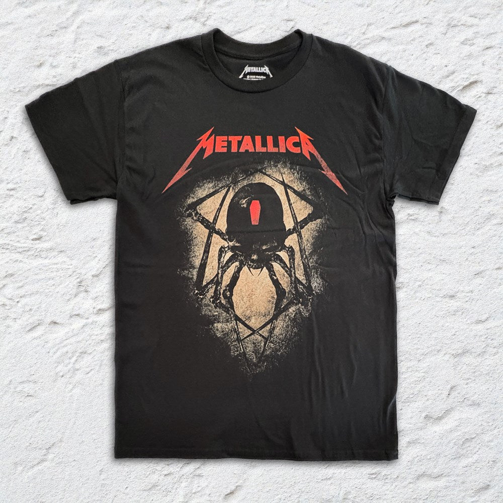 Metallica Spider T-Shirt – Black
