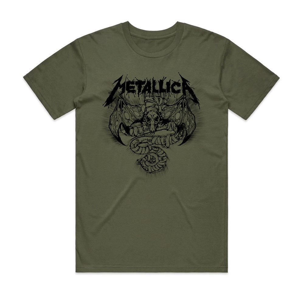 Metallica - Roam Mono Blast - Military Green T-shirt