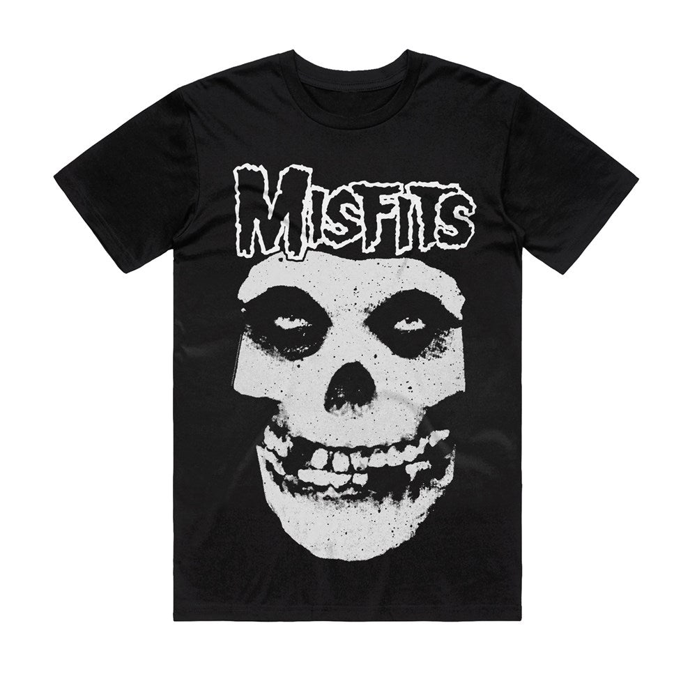 Misfits - Classic Fiend with Logo - Black T-shirt
