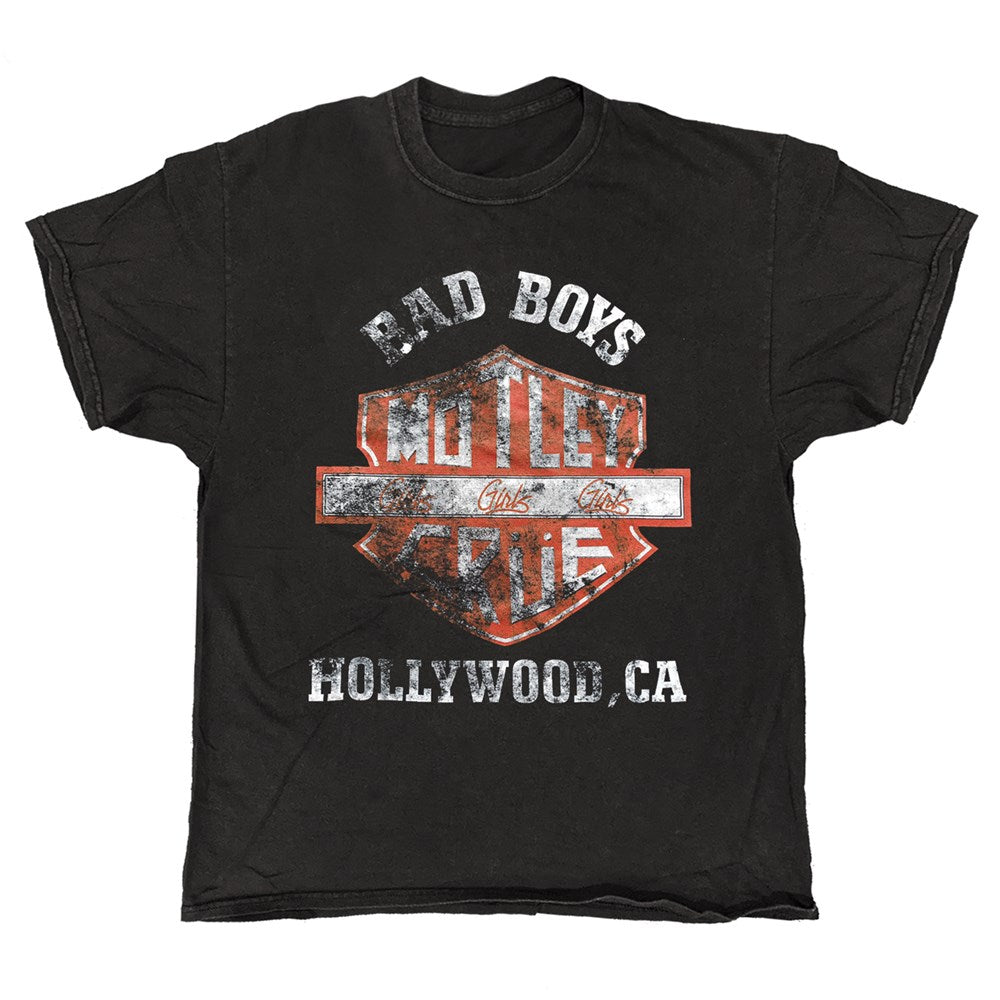 Motley Crue - Bad Boys - Black Vintage T-shirt