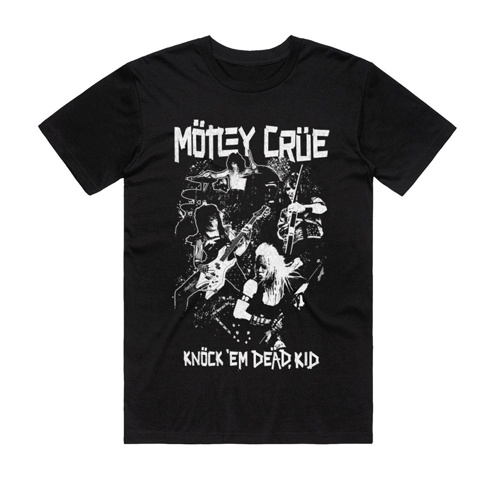 Motley Crue Knock Em' Dead T-Shirt – Black