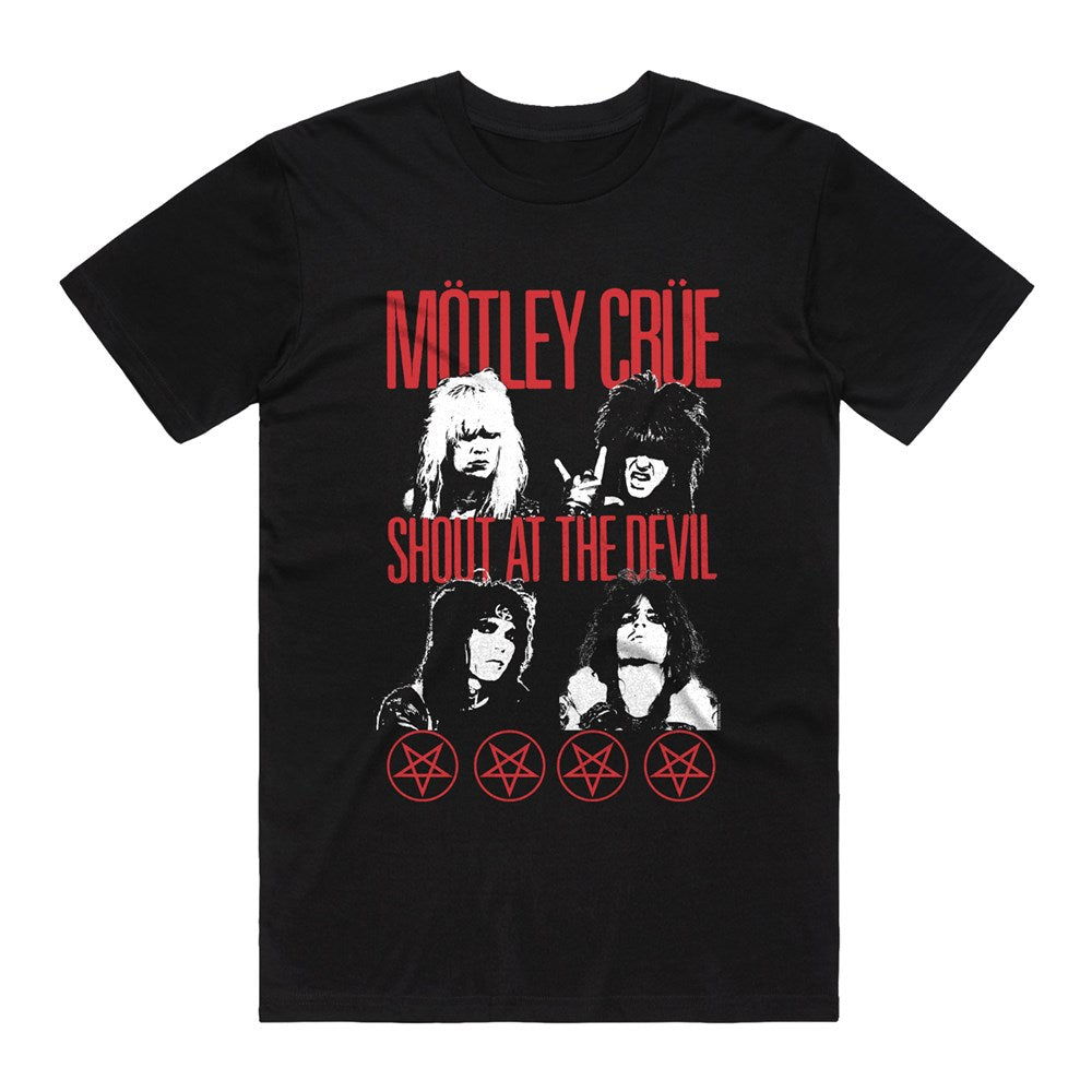 Motley Crue SATD Photo T-Shirt – Black