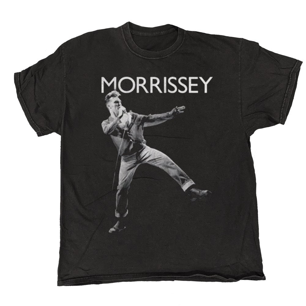 Morrissey Leg Kick T-Shirt – Black Vintage