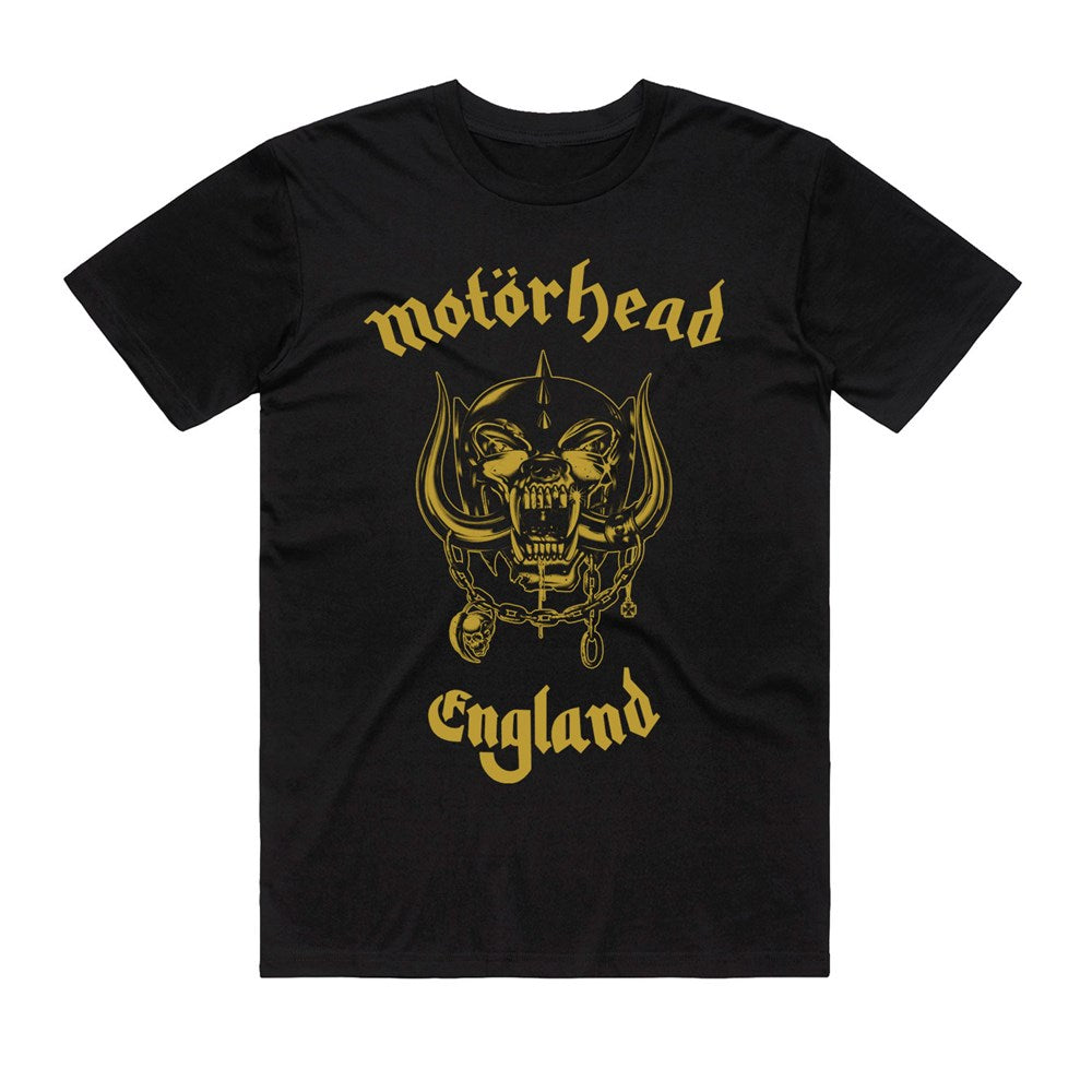 Motorhead Golden England T-Shirt – Black