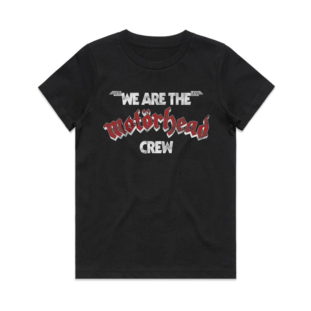 Motorhead We are the Crew Kids T-Shirt – Black