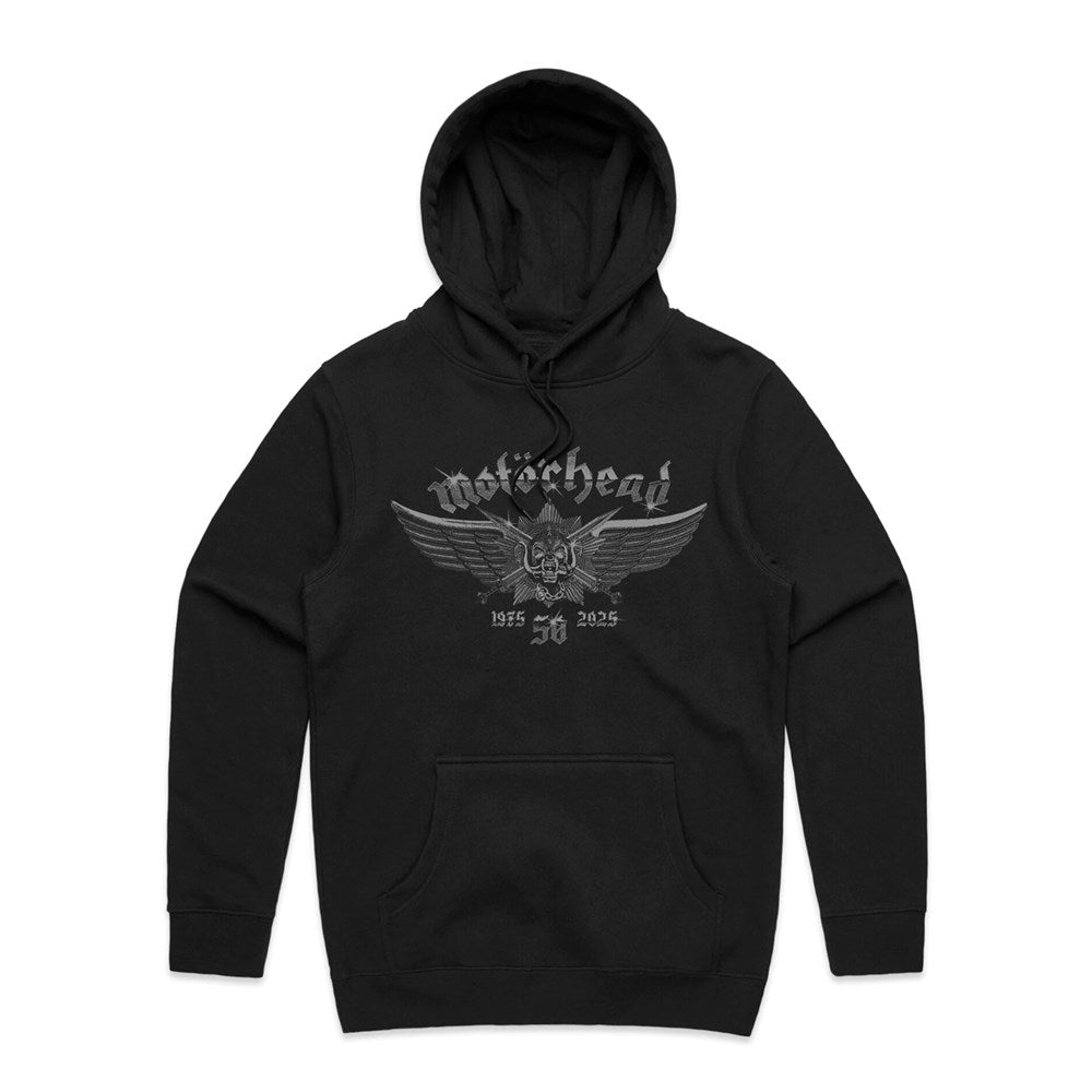 Motorhead Warpig Wings Hoodie – Black