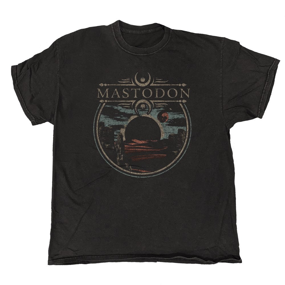 Mastodon Horizon Old School T-Shirt – Black Vintage