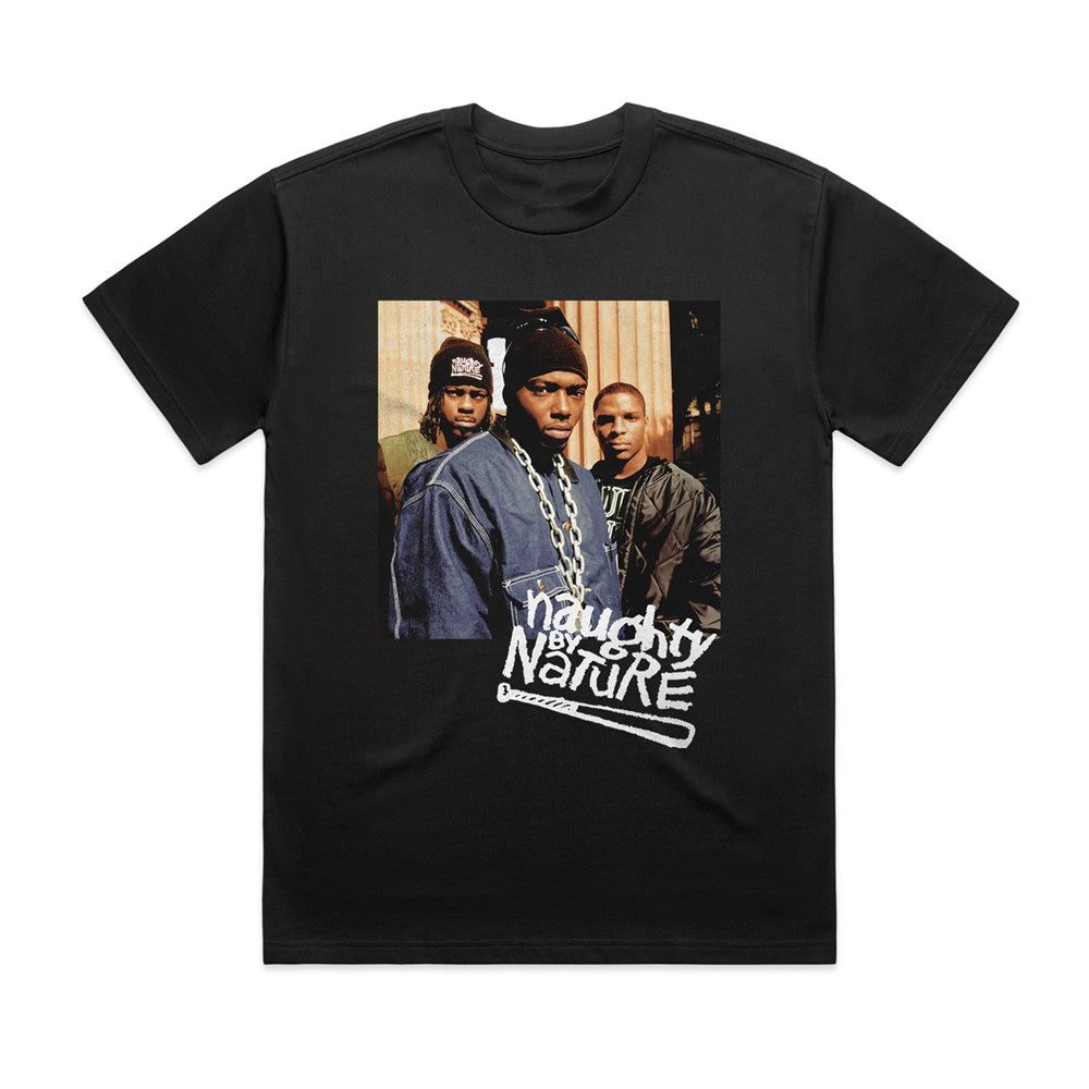 Naughty By Nature Photo T-Shirt – Black