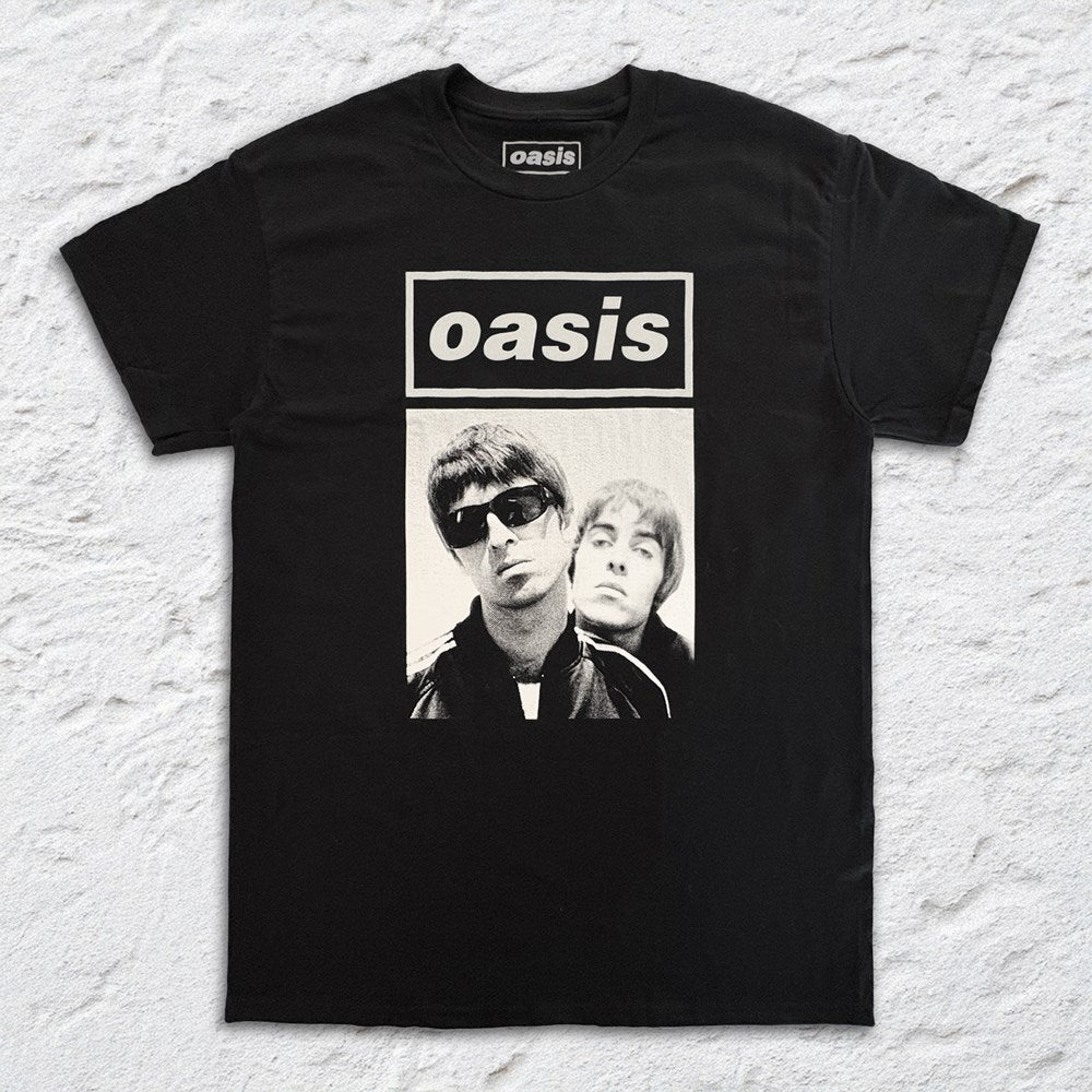 Oasis Photo T-Shirt – Black