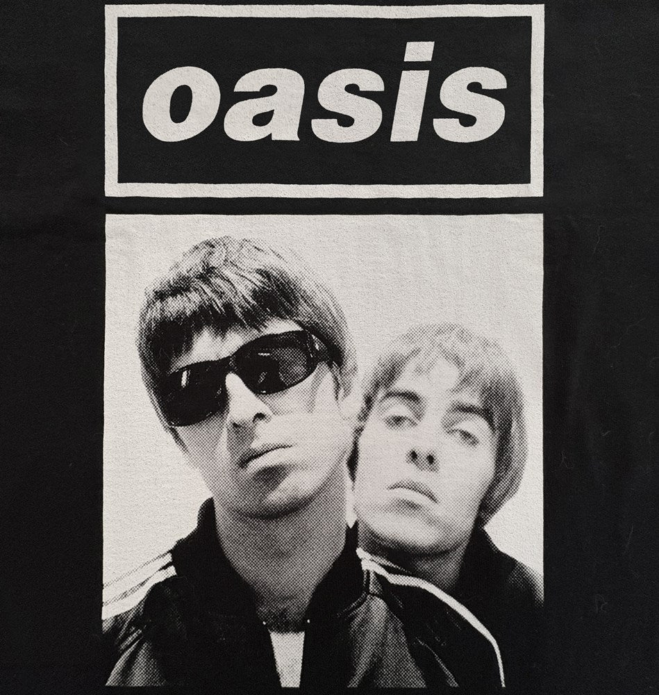 Oasis Photo T-Shirt – Black