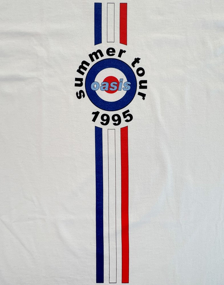 Oasis - Summer Tour 1995 - White T-shirt