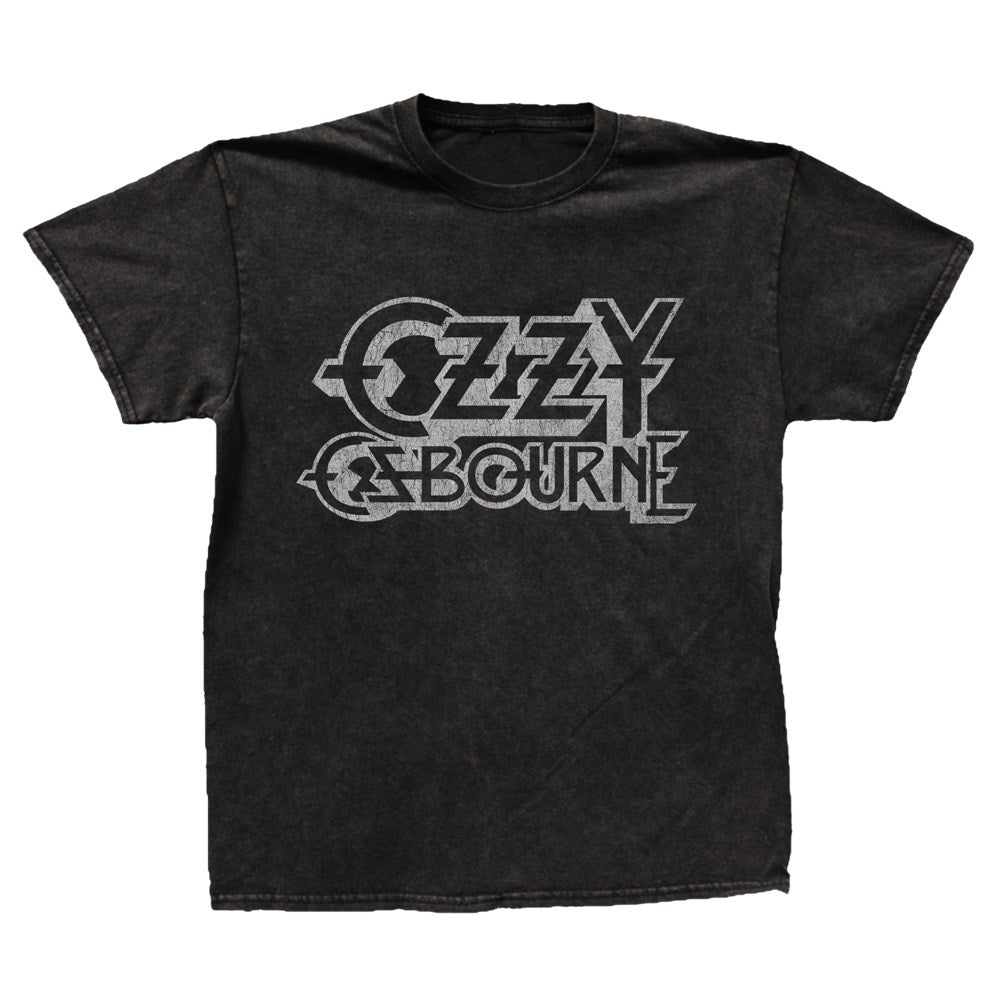 Ozzy Osbourne - Vintage Logo - Black Vintage T-shirt D