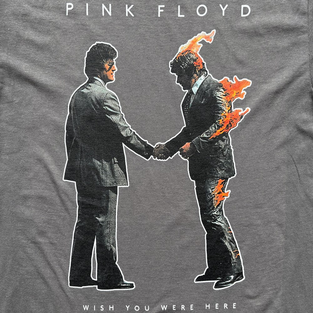 Pink Floyd Man on Fire Outlined T-Shirt – Charcoal