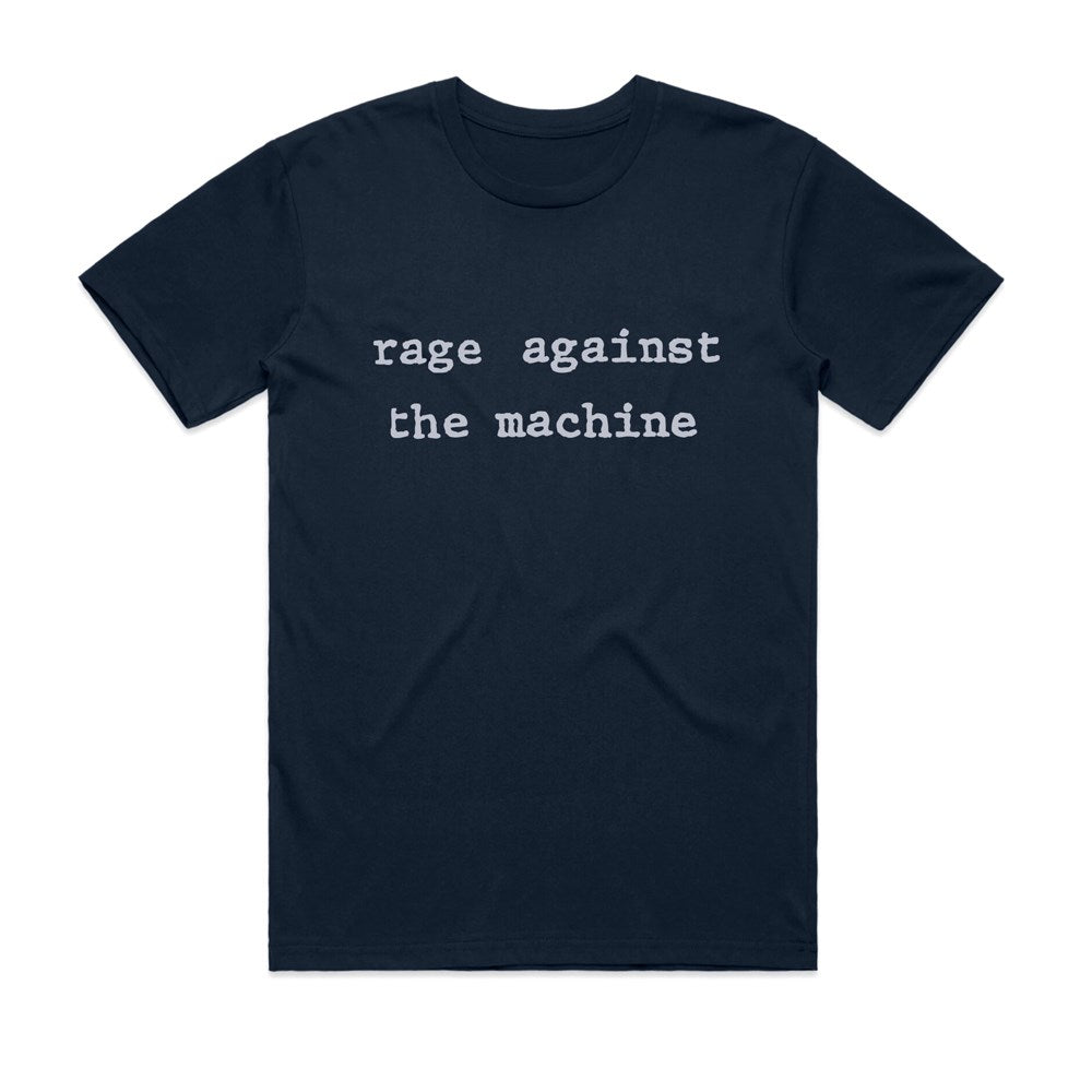 Rage Against The Machine Original Logo T-Shirt – Navy