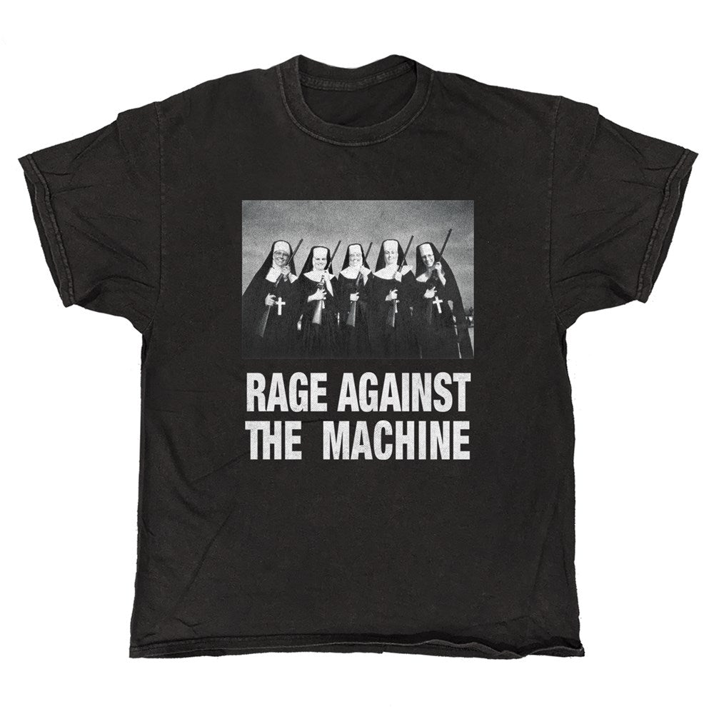 Rage Against The Machine Nuns with Guns T-Shirt – Black Vintage