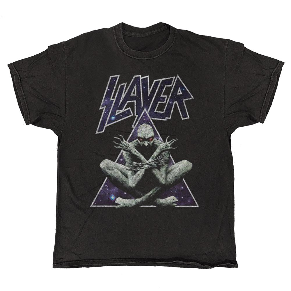 Slayer - Demon Triangle - Black Vintage T-shirt