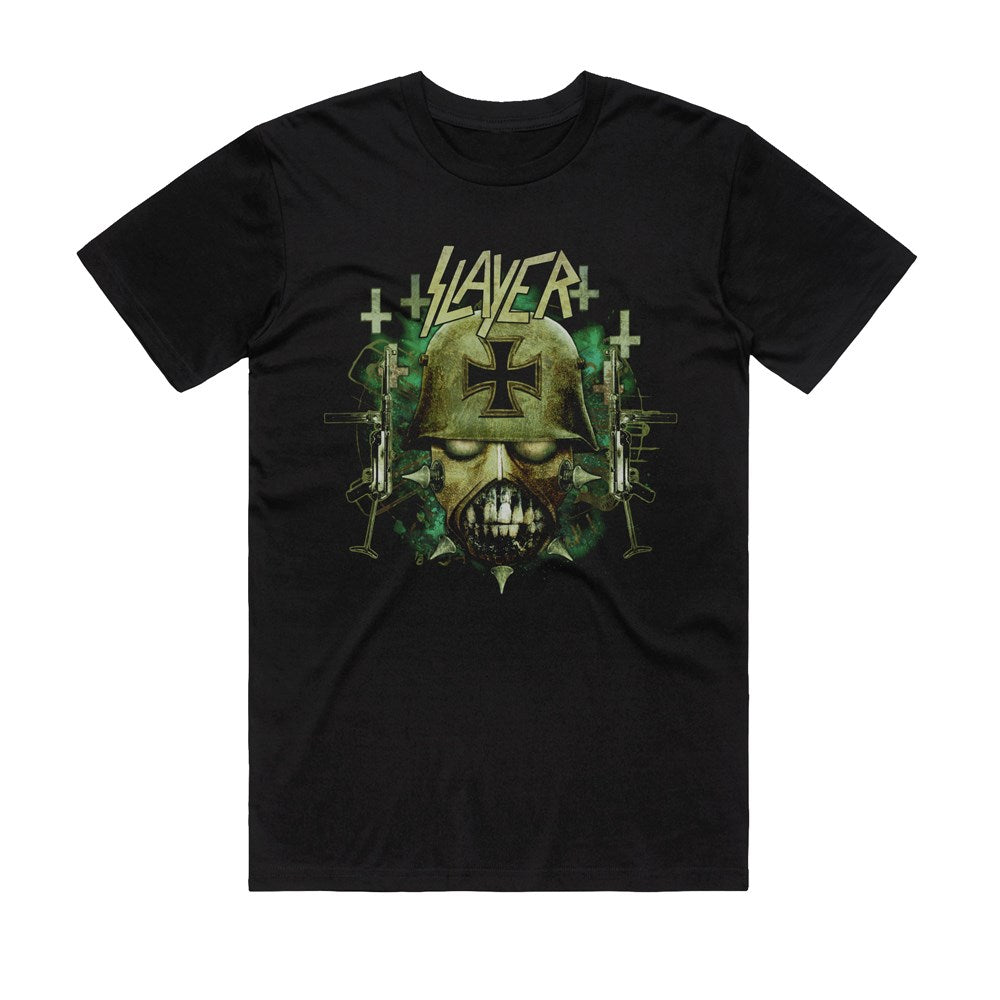 Slayer Green Skull T-Shirt – Black