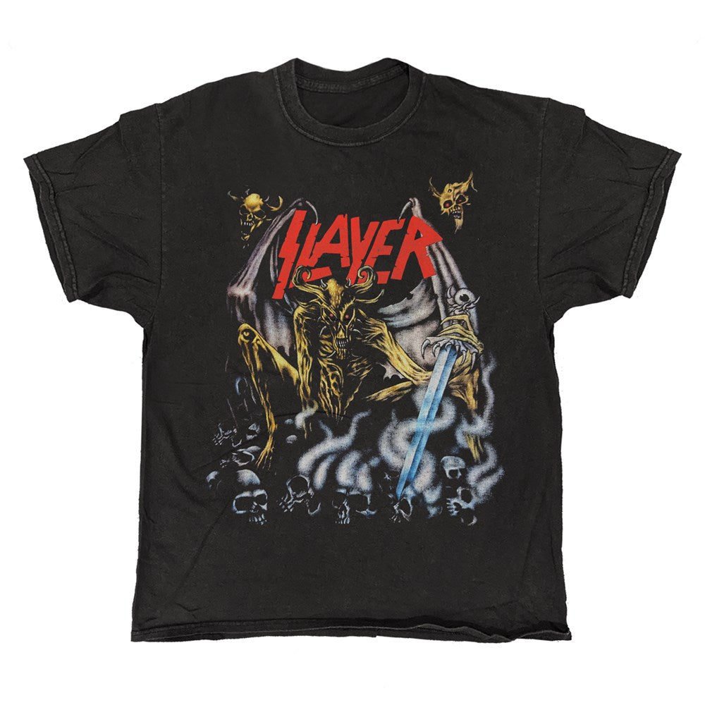 Slayer - Airbrush Demon - Black Vintage T-shirt