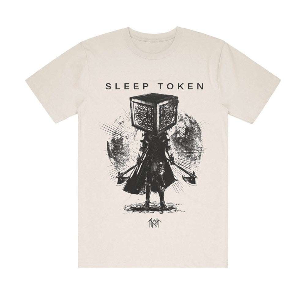 Sleep Token Axe Samurai T-Shirt – Ecru
