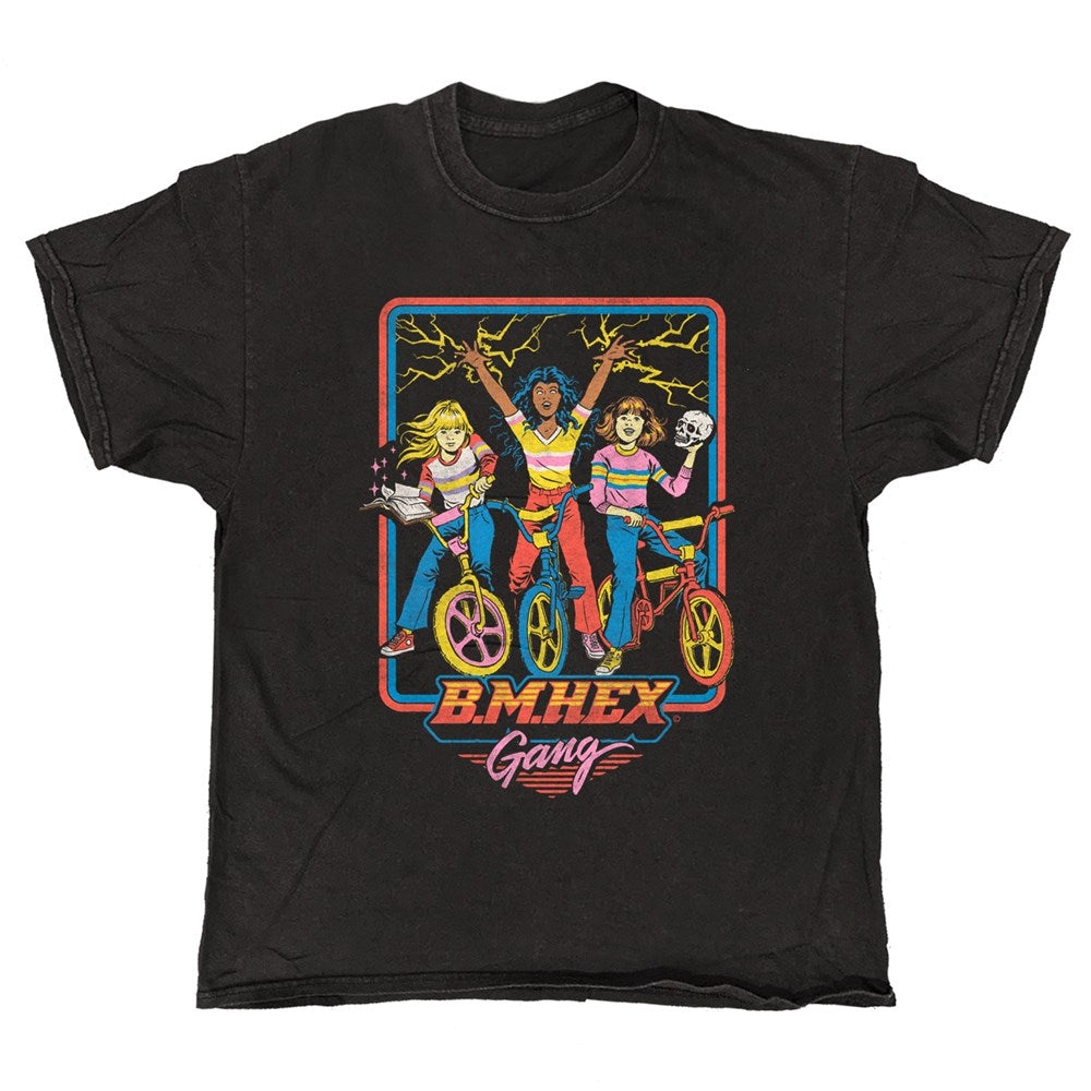 Steven Rhodes - B.M. Hex Gang - Black Vintage T-shirt