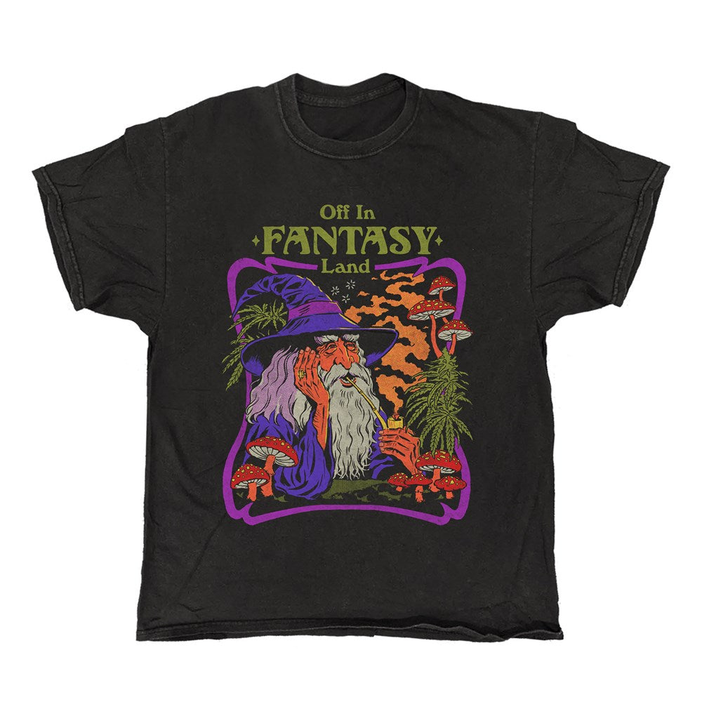 Steven Rhodes Fantasy Era T-Shirt – Black Vintage