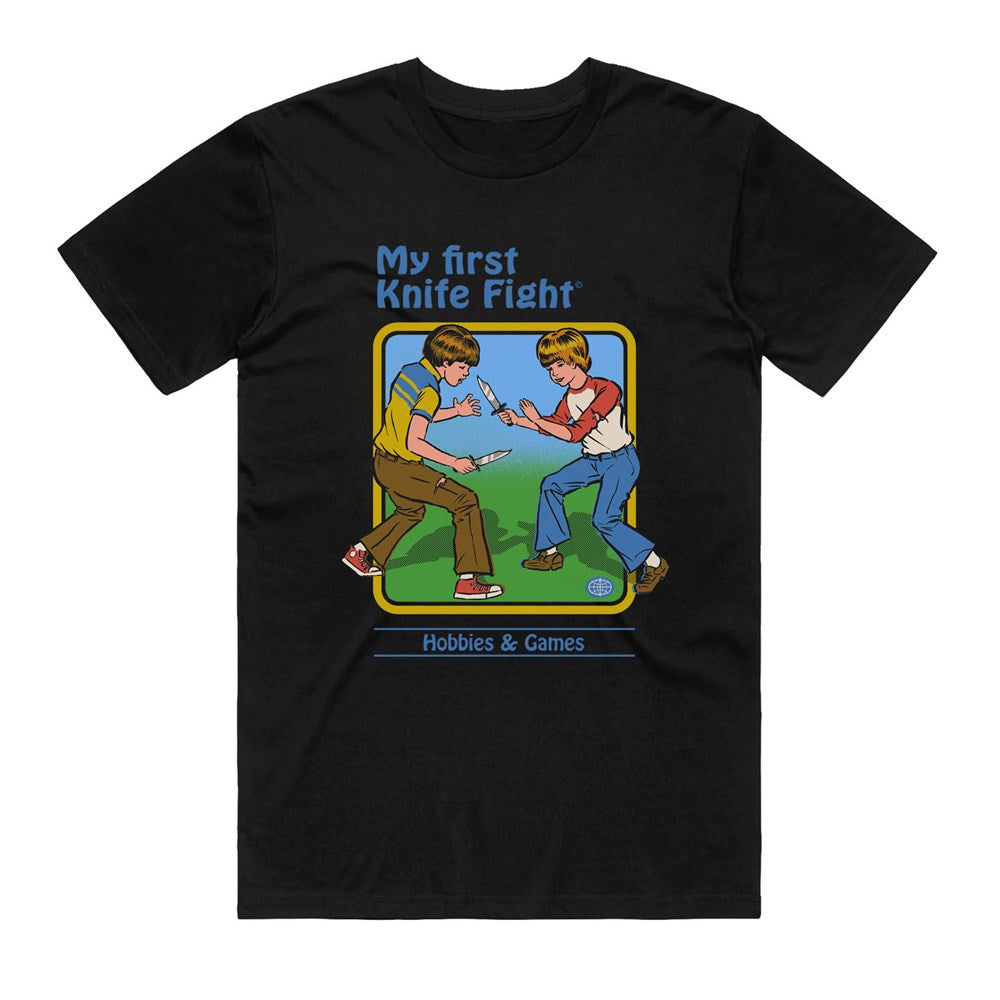Steven Rhodes Knife Fight T-Shirt – Black