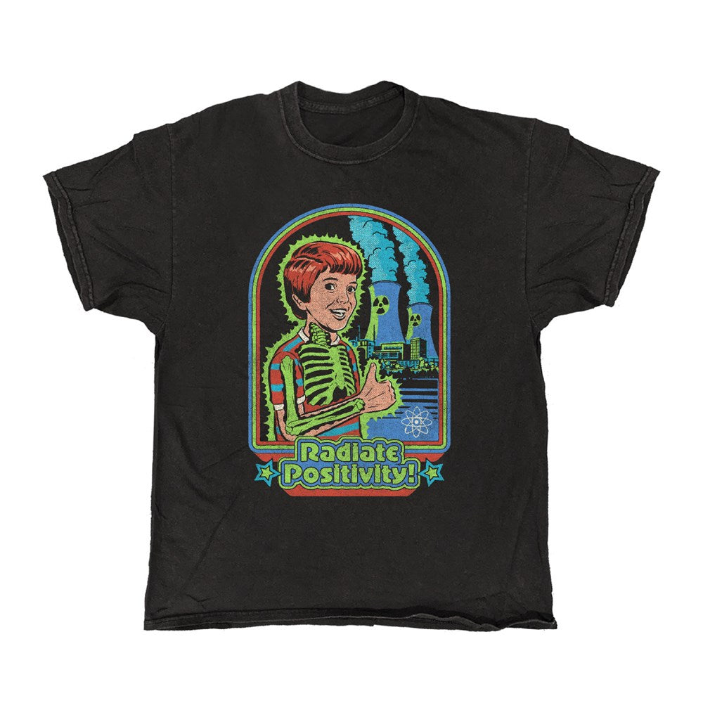 Steven Rhodes Radiate Festival T-Shirt – Black Vintage